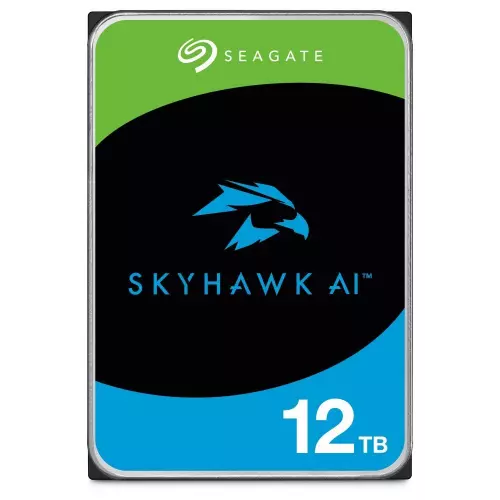obrázek produktu Seagate SkyHawk AI 12TB HDD / ST12000VE003 / Interní 3,5" / 7200 RPM / SATA 6Gb/s / 512 MB