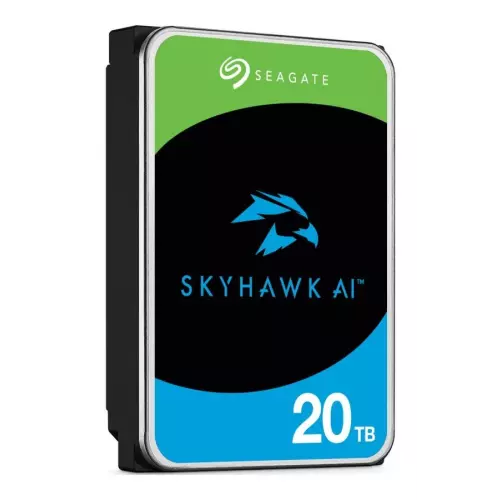 obrázek produktu Seagate SkyHawk AI 20TB HDD / ST20000VE003 / Interní 3,5" / 7200 rpm / SATA 6Gb/s / 512 MB