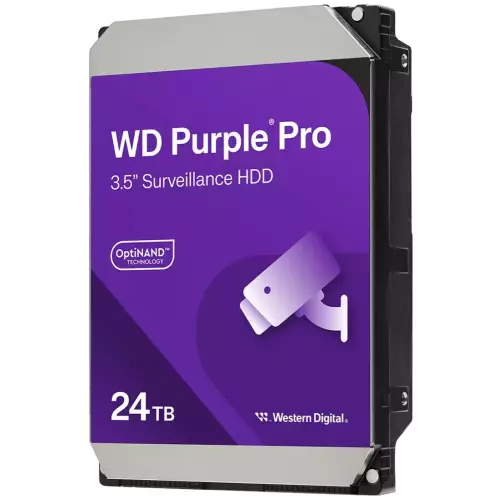 obrázek produktu WD PURPLE PRO 24TB / WD240PURP / SATA 6Gb/s / Interní 3,5"/ 7200 rpm / 512MB