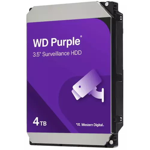 obrázek produktu WD PURPLE 4TB / WD44PURZ / SATA III / Interní 3,5"/ 128MB