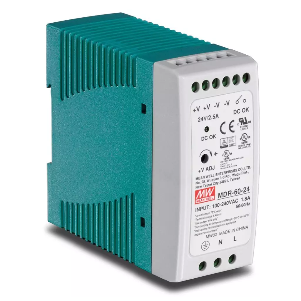 Obrázek produktu Planet PWR-60-24 napájecí zdroj průmyslový, výstup 24V, 60W