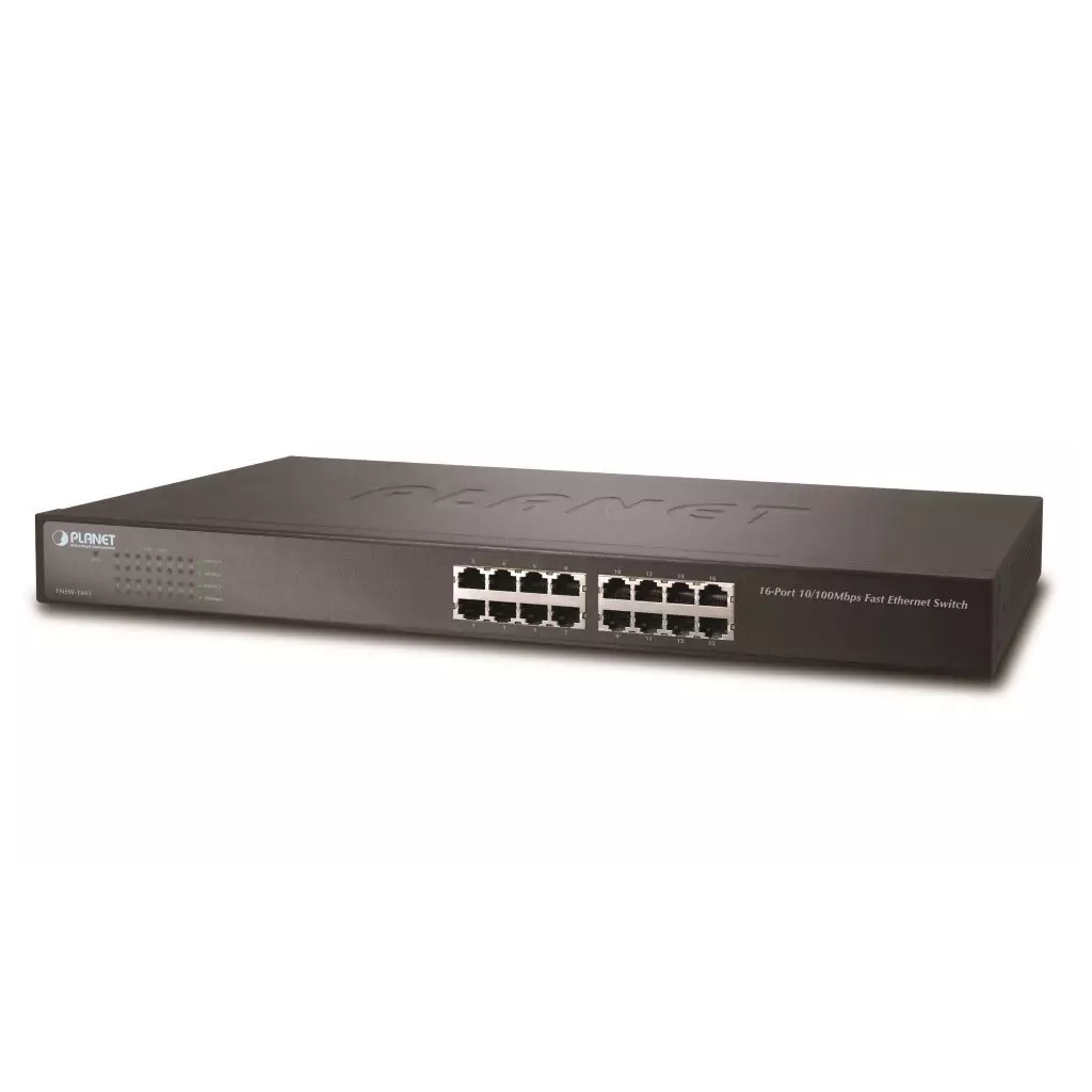 Obrázek produktu Planet FNSW-1601 Switch 16 x 10/100, kov, rack
