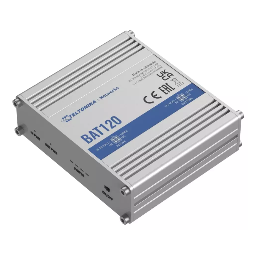 Obrázek produktu Teltonika BAT120 záložní zdroj pro napájení jednotek RUT2xx, RUT95x, RUT3xx, RUTX, TCR, TRB, TSW110