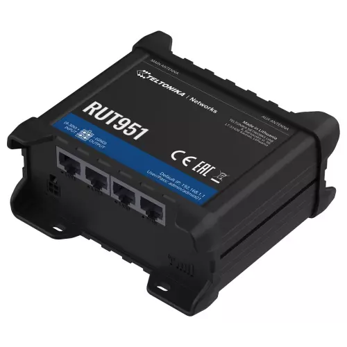 obrázek produktu Teltonika LTE Wi-Fi Router RUT951, 2,4 GHz, 802.11b/g/n, 2/3/4G, LTE