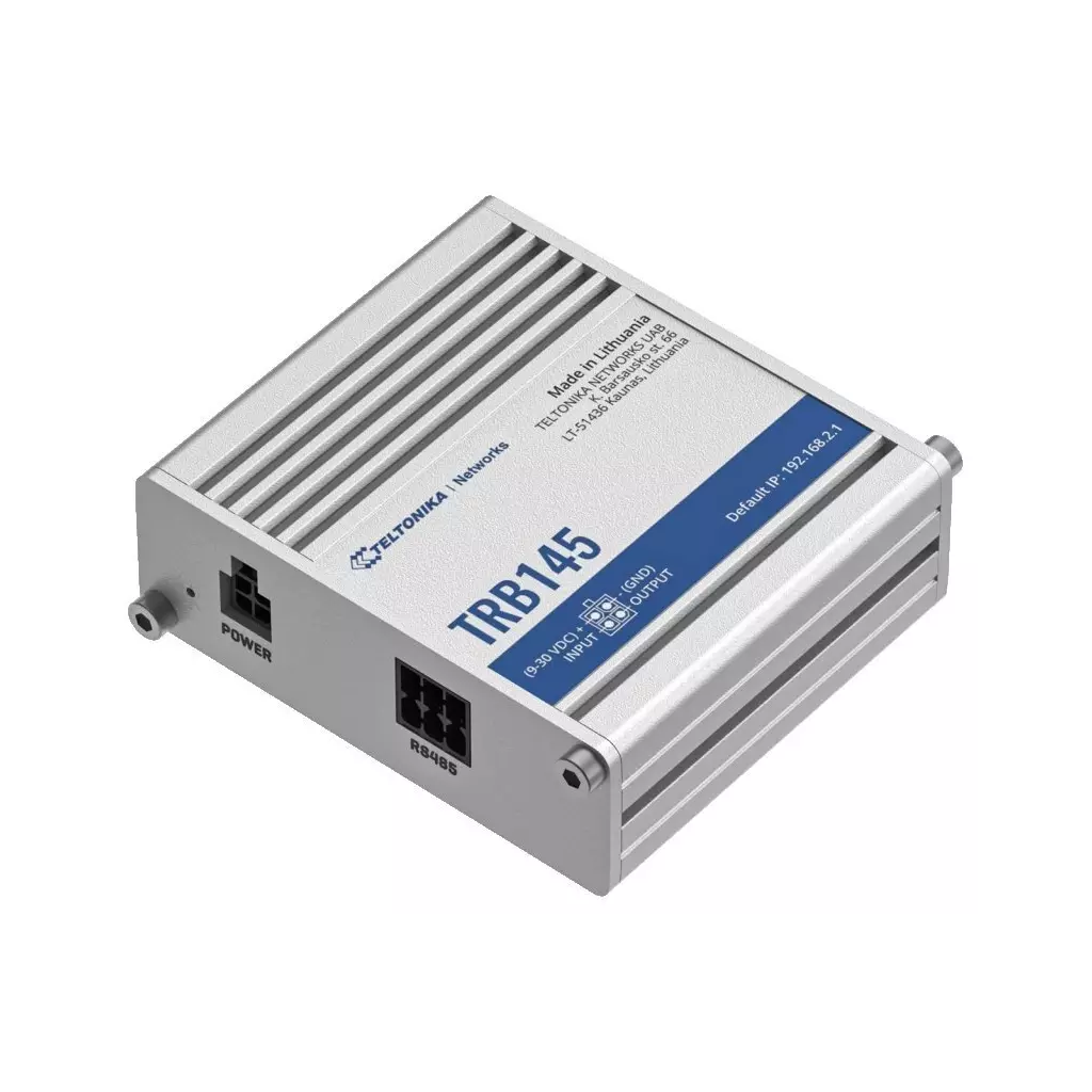 Obrázek produktu Teltonika TRB145 průmyslový LTE modem s RS485, LTE Cat4/3G/2G