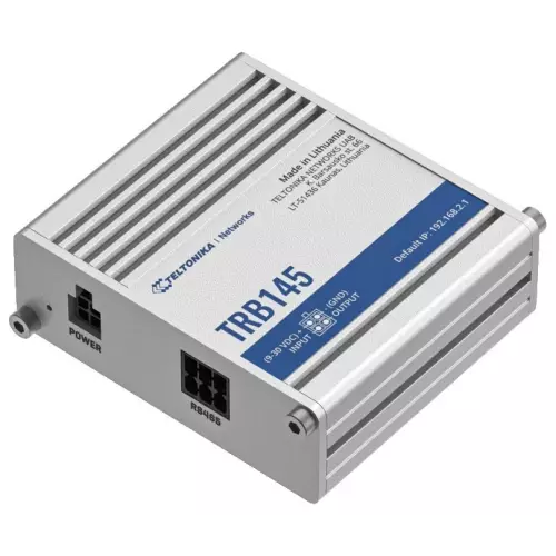 obrázek produktu Teltonika TRB145 průmyslový LTE modem s RS485, LTE Cat4/3G/2G
