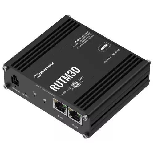 obrázek produktu Teltonika RUTM30 průmyslový router, dual SIM + eSIM, 5G, 1x WAN, 1x LAN, WiFi 5