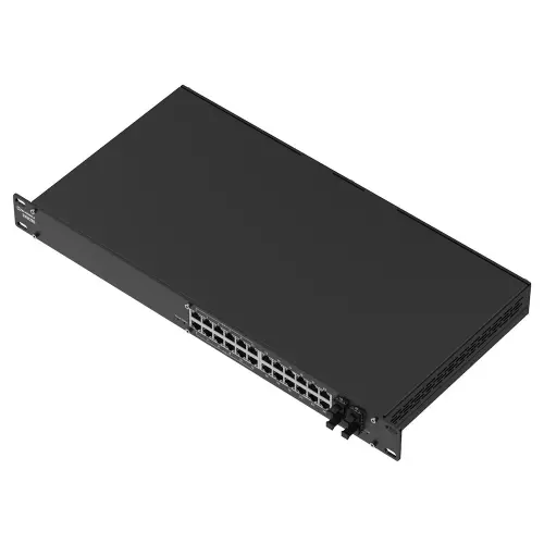 obrázek produktu Teltonika SWM280 manažovaný switch, 24x GbE (12x PoE+), 4x SFP, L2+, 19" rack