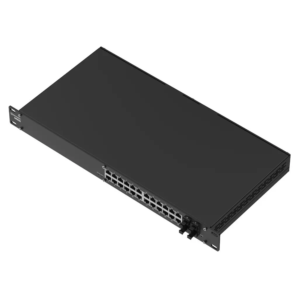 Obrázek produktu Teltonika SWM281 manažovaný switch, 24x GbE, 4x SFP L2+, 19