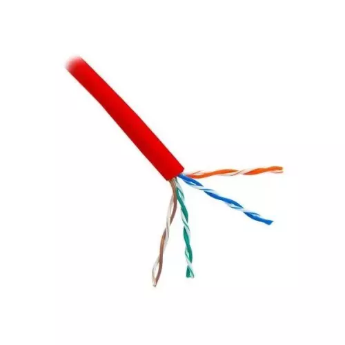 obrázek produktu PLANET kabel UTP, lanko, 4pár,Cat 5e Planet Elite červený, balení 305m