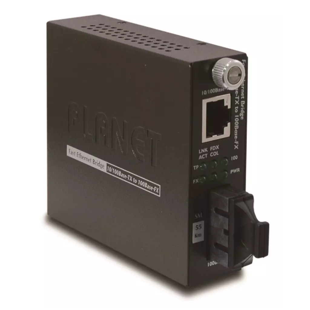 Obrázek produktu Planet FST-802S50 konvertor smart, 10/100Base-TX/FX SC, 50km, singlemode