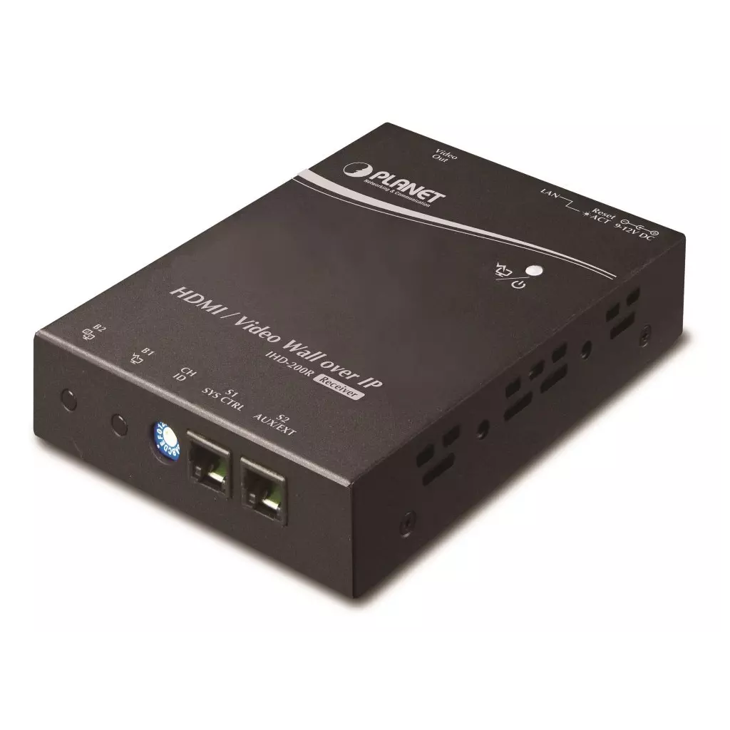 Obrázek produktu Planet IHD-200R HDMI video extender / video wall, přijímač, WUXGA 1080, Web UI - Doprodej