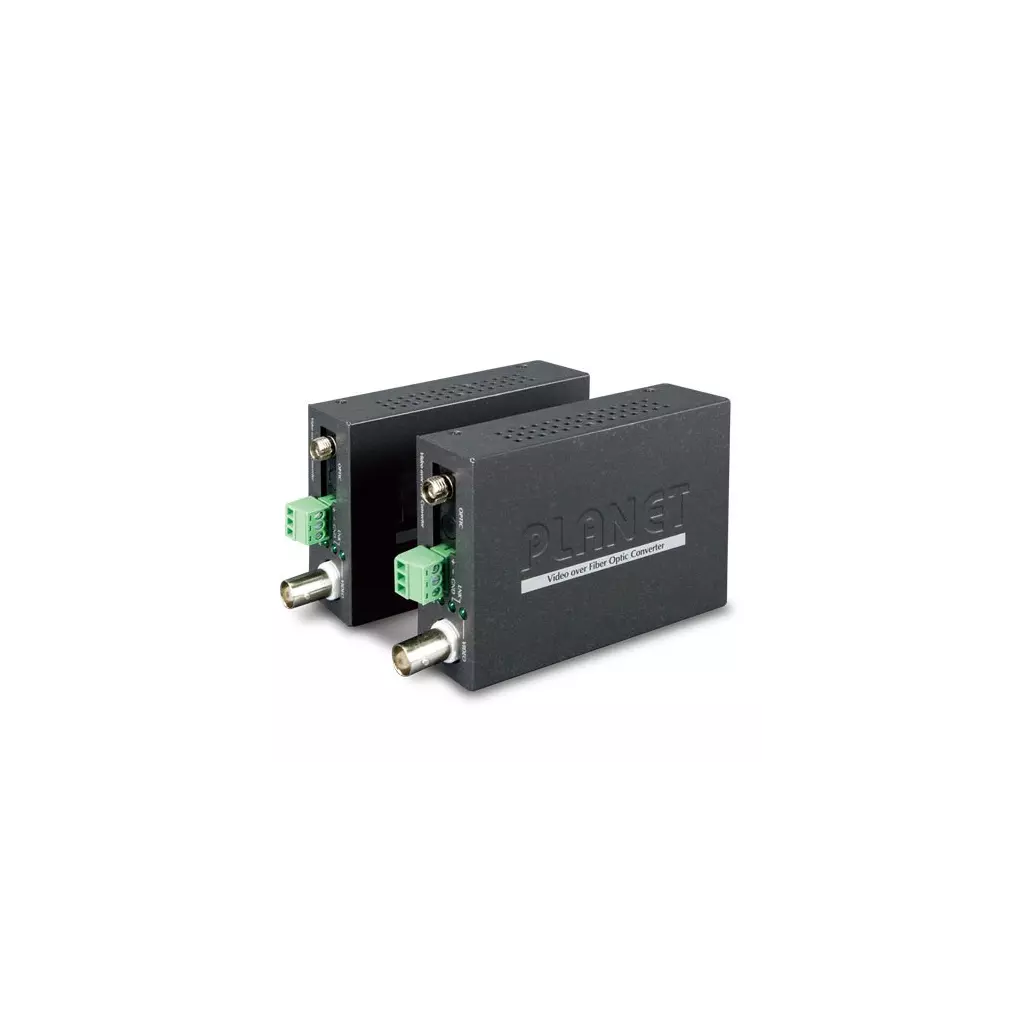 Obrázek produktu Planet VF-102G-KIT opto konvertor, 1x video (AHD/TVI/CVI/CVBS), 1x RS-485, singlemode (FC), pár
