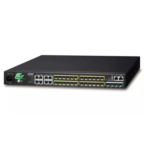 obrázek produktu Planet XGS3-24242(v3) L3 switch, 8x1Gb, 24x1Gb SFP, 4x10Gb SFP+, HW/IP stack, 2xPower-in