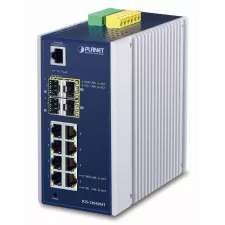 obrázek produktu Planet IGS-12040MT L3 switch, 8x1Gb, 2x1Gb SFP, 2x2.5Gb SFP, dual 12-72VDC, -40~75°C, IP30