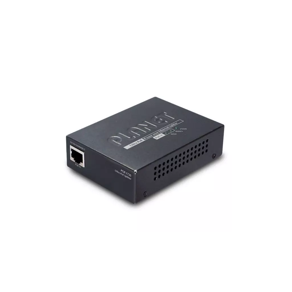 Obrázek produktu Planet POE-172S Ultra PoE splitter 802.3bt do 60W - výstup 12/19/24VDC, 1Gb