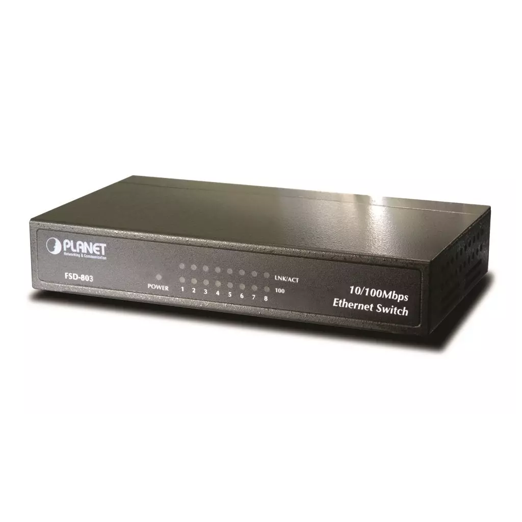 Obrázek produktu Planet FSD-803 switch 8x10/100Base-TX, 10