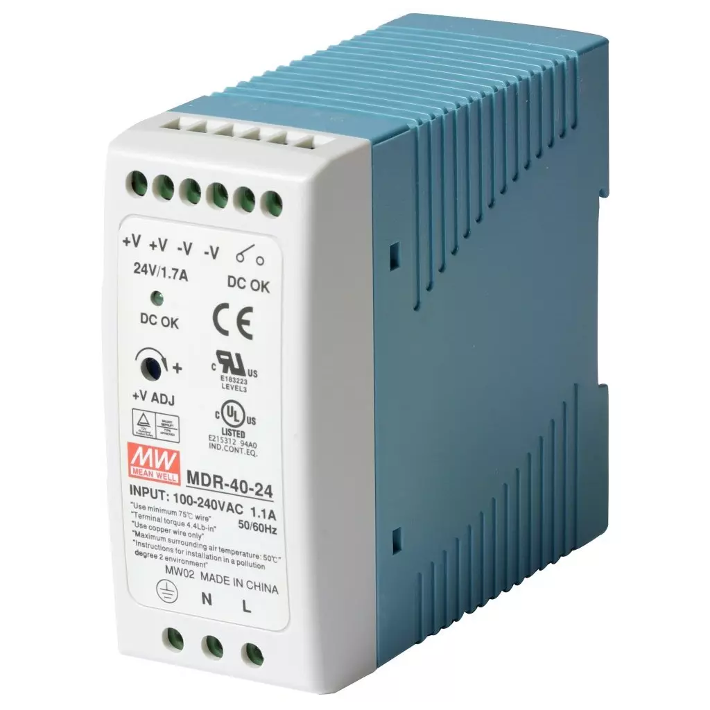Obrázek produktu Planet PWR-40-24 napájecí zdroj DIN, 24V, 40W, slim