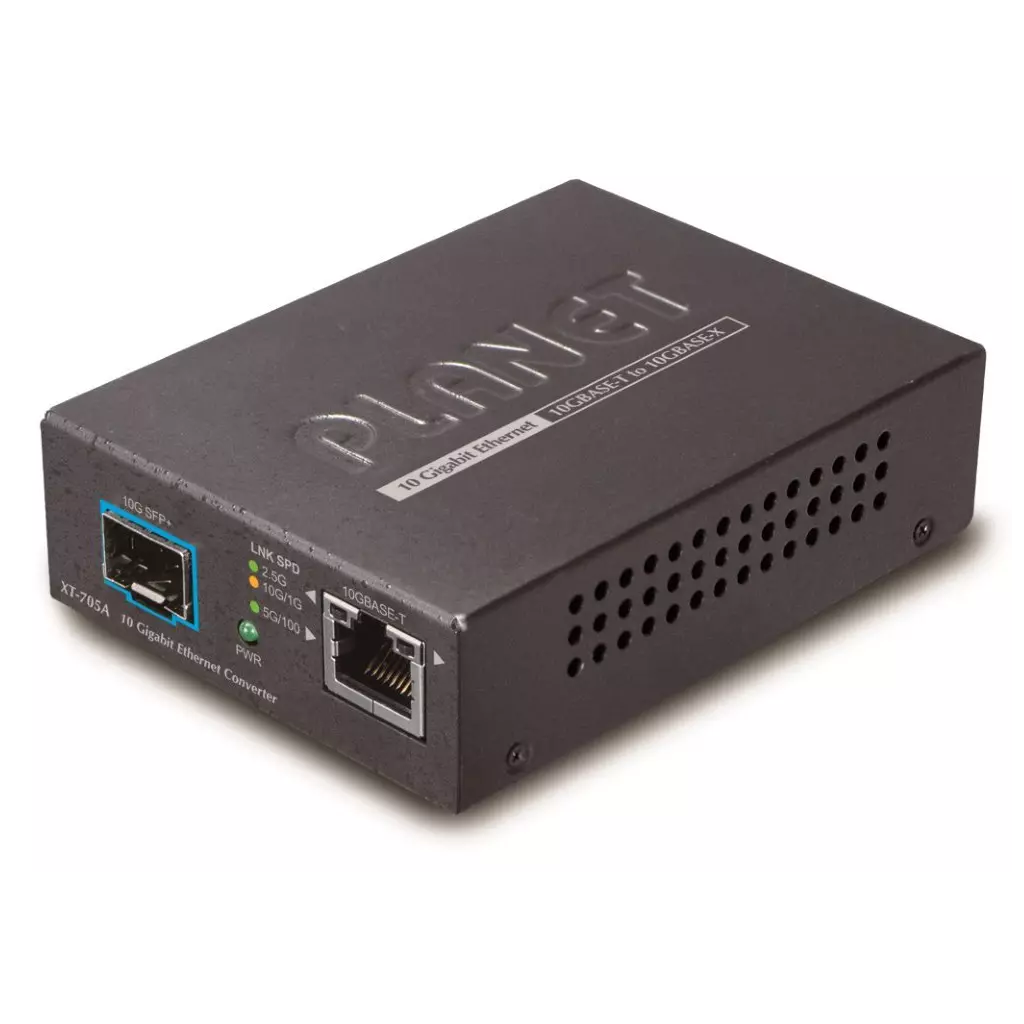 Obrázek produktu Planet XT-705A konvertor 10G/5G/2.5G/1G/100M / miniGBIC SFP+ 10GBASE-X