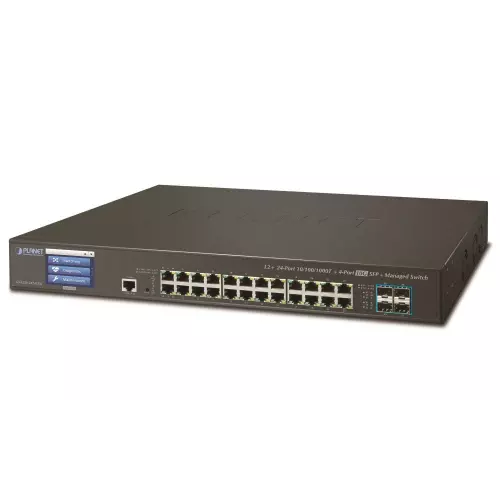 obrázek produktu Planet GS-5220-24T4XV, L3 switch 24x1Gb, 4x10Gb SFP+