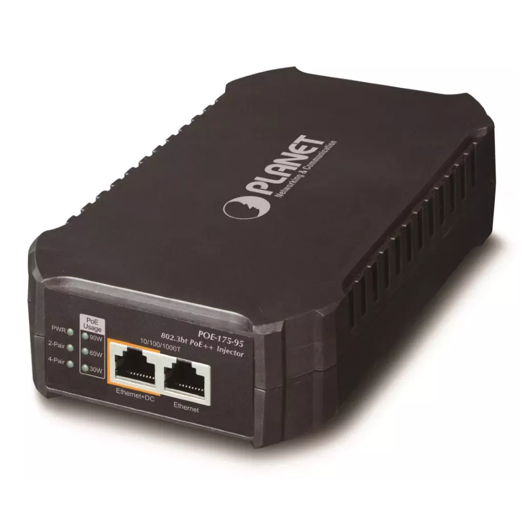 Obrázek produktu Planet POE-175-95 Ultra PoE injektor 802.3af/at/bt, do 95W, PoH, 1000Base-T, interní zdroj