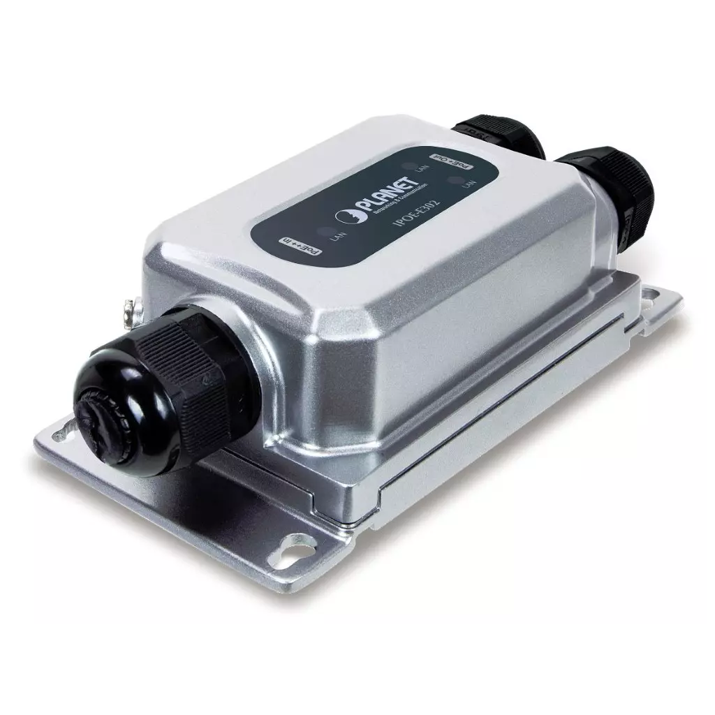 Obrázek produktu Planet průmyslový PoE/LAN extender, 1xPoE-in, 2xPoE-out 60W, 802.3bt/at/af, Gigabit, -40~75°C, IP67