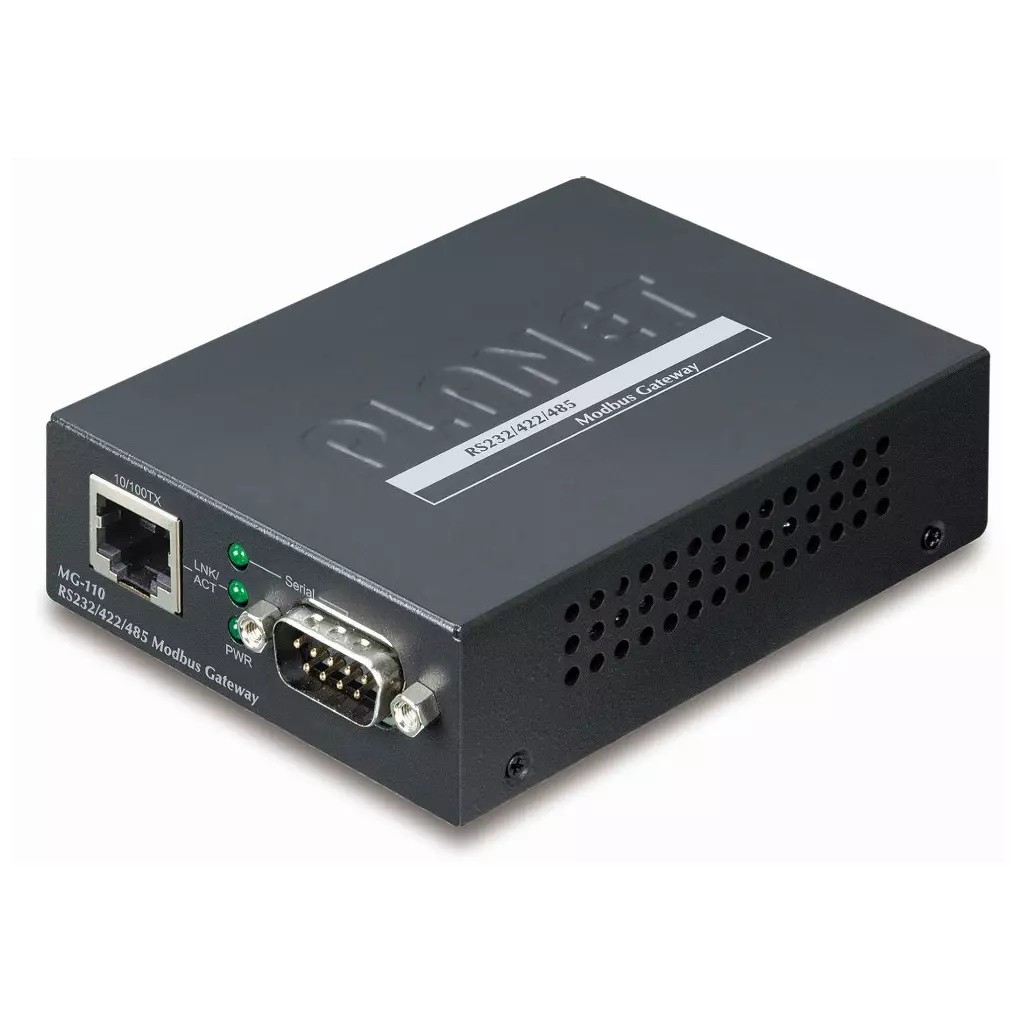 Obrázek produktu Planet MODBUS brána RS-422/485 na IP, 1x COM, 100Base-TX, RTU/ACSII, -10~+60°C