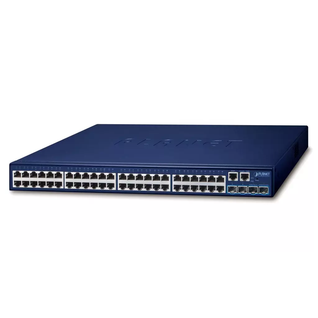 Obrázek produktu Planet SGS-5240-48T4X L3 switch, 48x1Gb, 4x10Gb SFP+, HW/IP stack