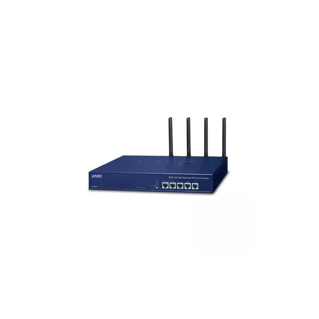 Obrázek produktu Planet VR-300W5 Enterprise router/firewall VPN/VLAN/QoS/HA/AP kontroler, 2xWAN(SD-WAN), 3xLAN, WiFi 802.11ac