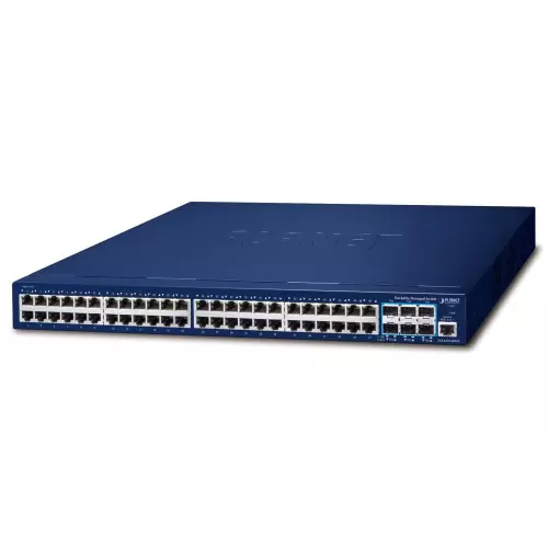 obrázek produktu Planet SGS-6310-48T6X L3 switch, 48x1Gb, 6x10Gb SFP+, HW/IP stack, VSF/Cluster