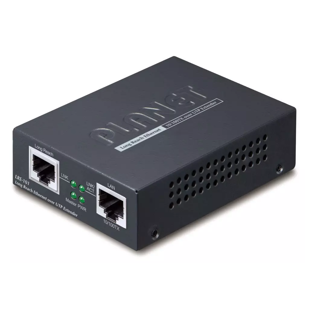 Obrázek produktu Planet LRE-101, UTP extender 100Base-TX, LRE (IEEE 1901), dosah 800m