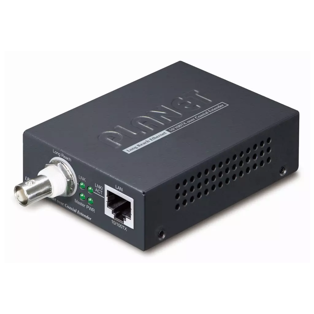 Obrázek produktu Planet LRE-101C, COAX extender 100Base-TX, LRE (IEEE 1901), dosah 2km