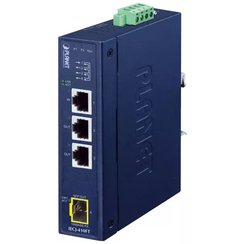 obrázek produktu Planet Průmyslový EtherCAT Slave, 3x RJ45, 1x SFP