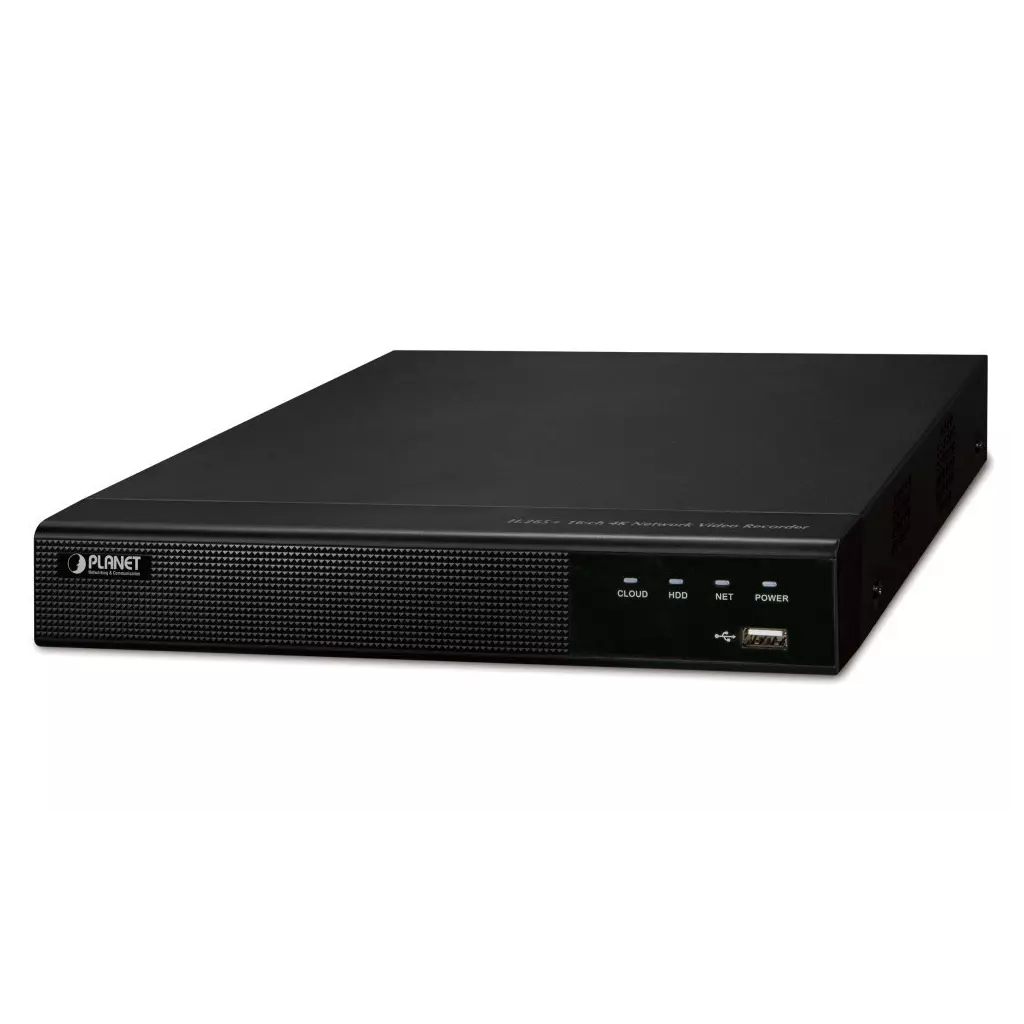 Obrázek produktu Planet NVR 16x IP/ 8Mpix/ 120Mbps/ 1x HDD/ 1x LAN/ NIS2 + NDAA Compliance