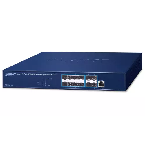 obrázek produktu Planet XGS-6311-12X L3 switch, 12x10Gb SFP+, QoS