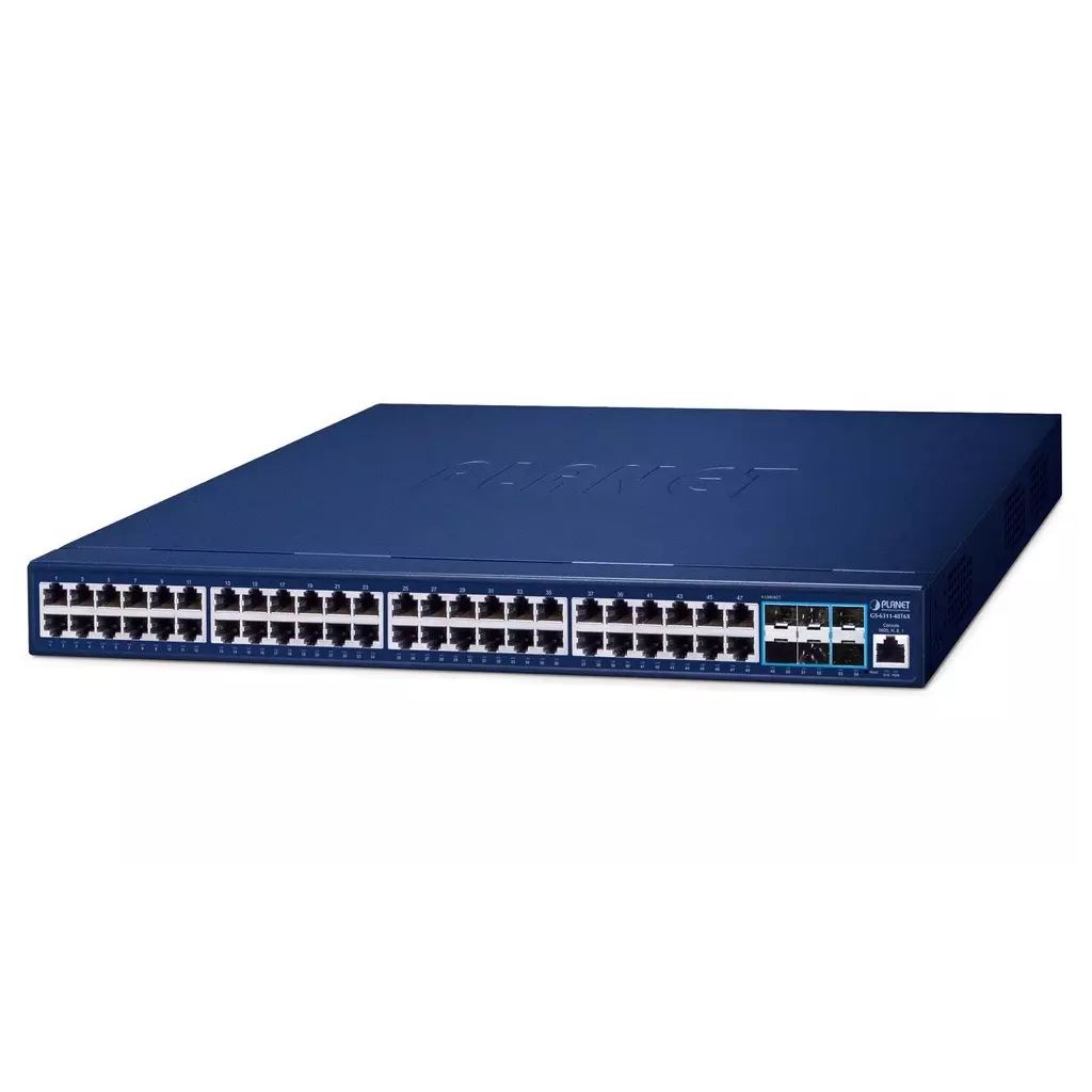 Obrázek produktu Planet GS-6311-48T6X L3 switch, 48x1Gb, 6x10Gb SFP+, QoS