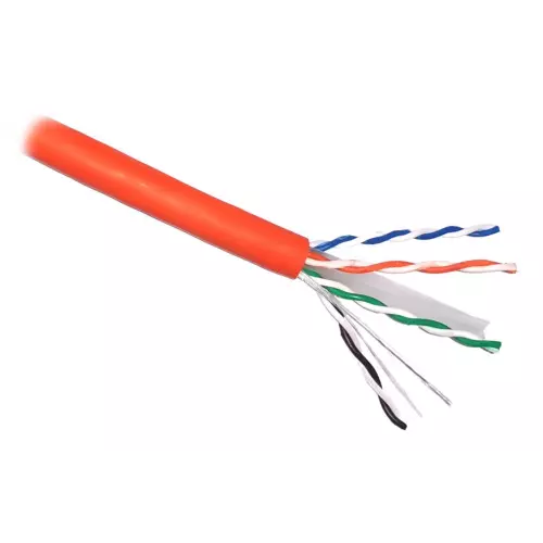 obrázek produktu PLANET Elite kabel UTP, drát, Cat 6A, 4p, LS0H, oranžový, balení 305m, B2ca-s1,d1,a1