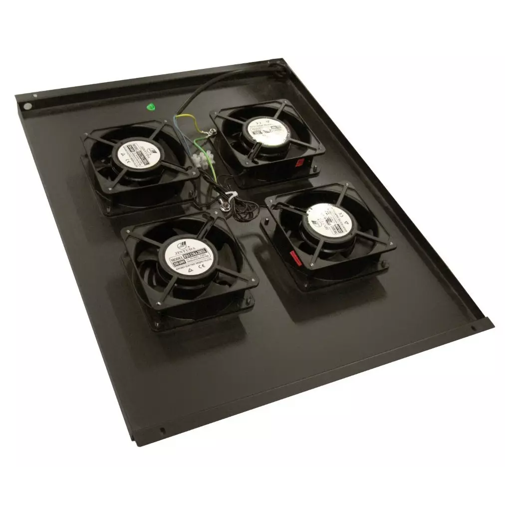 Obrázek produktu XtendLan Ventilace pro stojanové rozvadeče ECO hloubky 800mm, 4x ventilátor černá