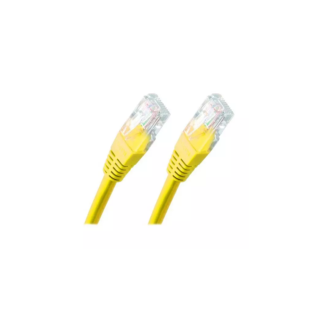 Obrázek produktu XtendLan Patch kabel Cat 5e UTP 0,25m žlutý