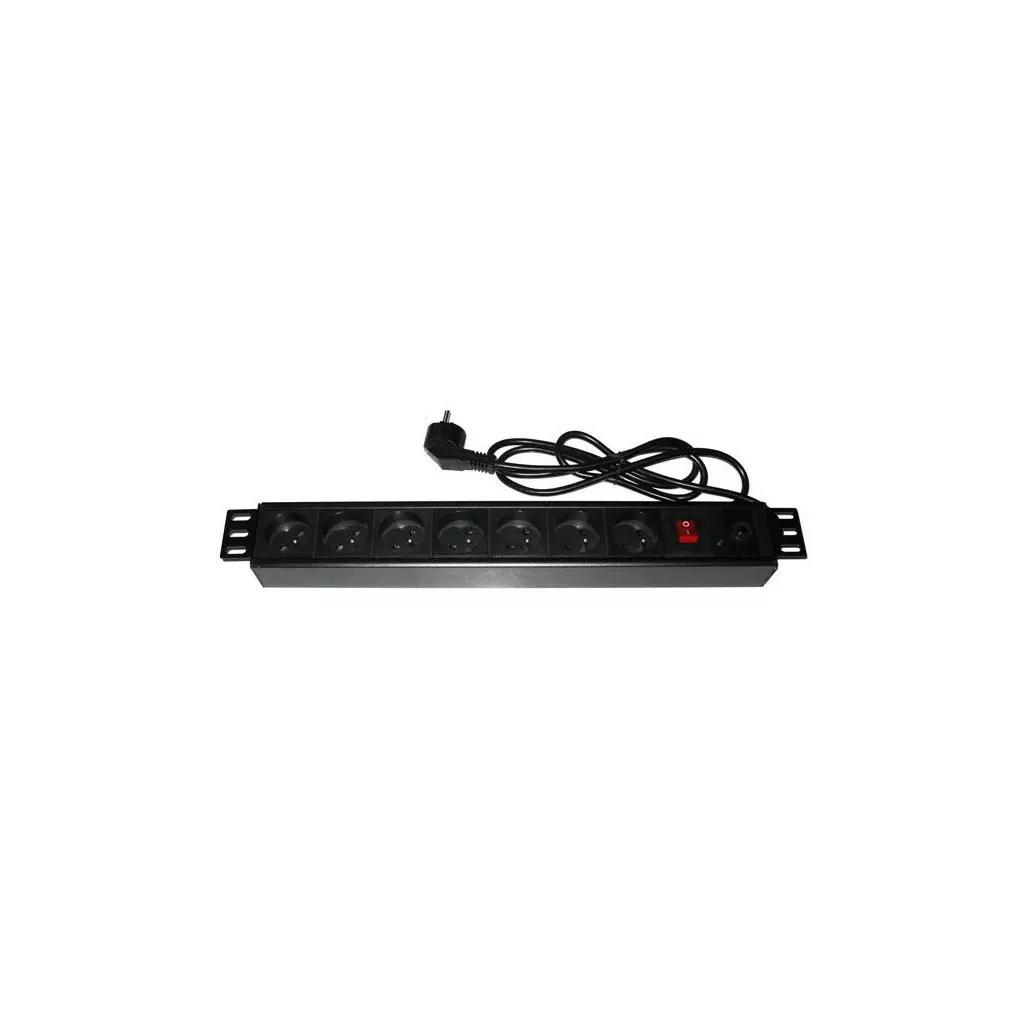 Obrázek produktu XtendLan 19'' rozvodný panel 7x 230V, ČSN, vypínač, nadproudová ochrana, 1,8 m