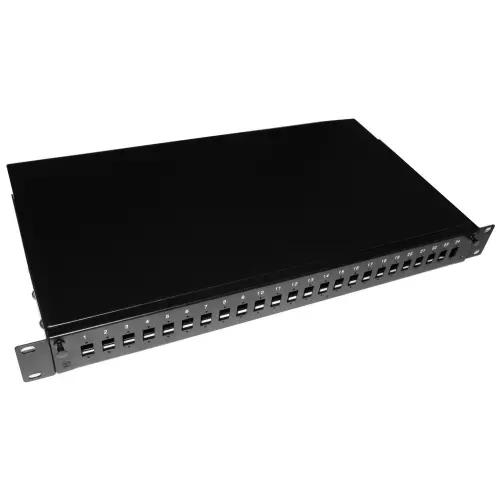 obrázek produktu XtendLan 19" optický rozvaděč, 24x SC simplex nebo 24x LC duplex, výsuvný