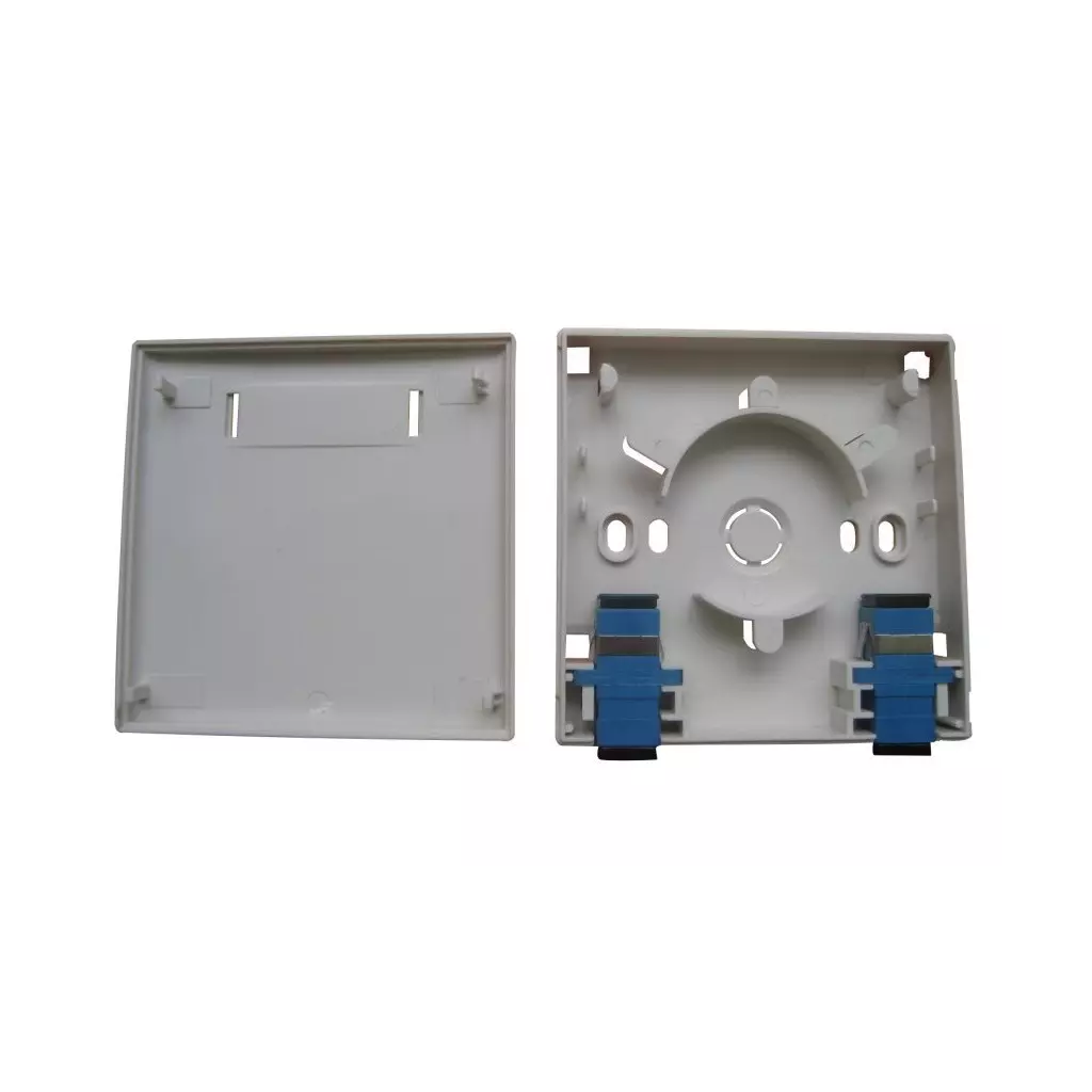 Obrázek produktu XtendLan zásuvka, pro 2x SC adaptér (bez SC adaptérů), 86x86mm