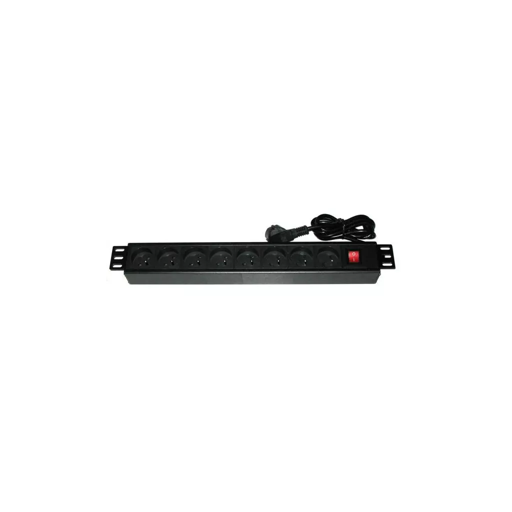 Obrázek produktu XtendLan 19'' rozvodný panel 8x 230V, ČSN, vypínač, 1,8 m