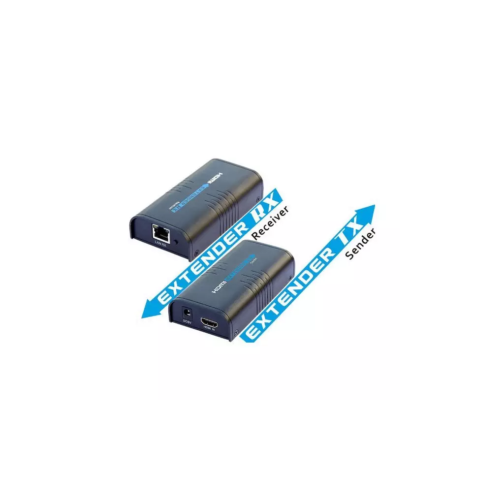 Obrázek produktu XtendLan HDMI přenos po LAN, vysílač a přijímač, UDP/Multicast, 100Mbps@1080p