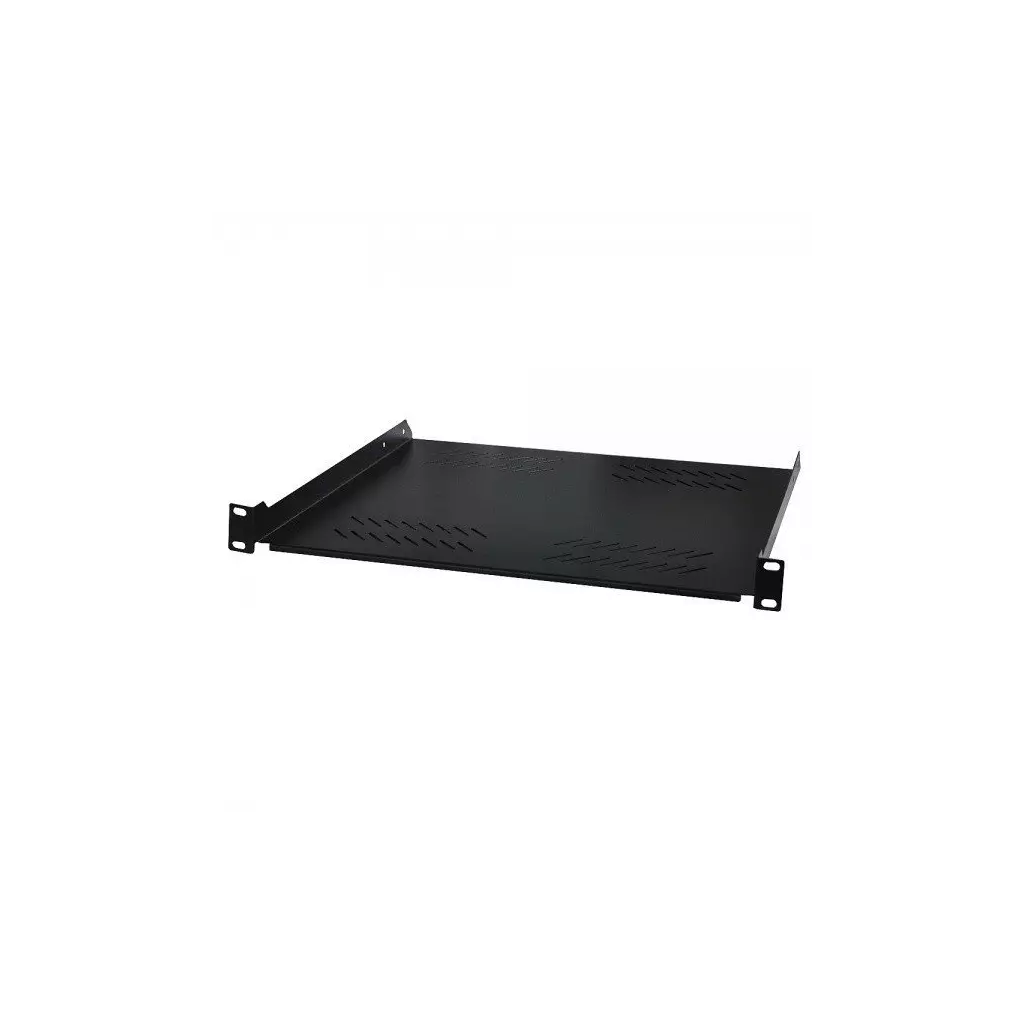 Obrázek produktu XtendLan Police 280mm, univerzal, 1U, 25kg nosnost, černá