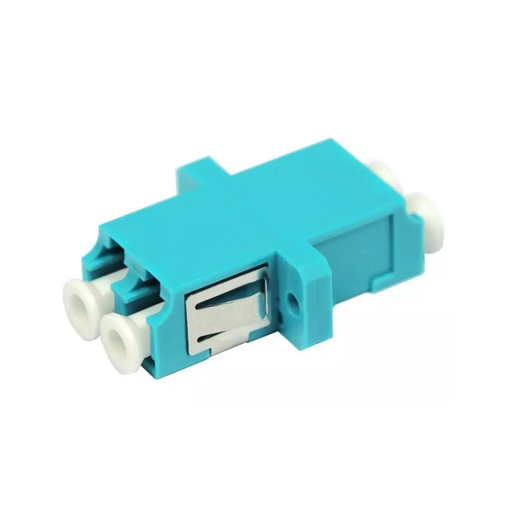 Obrázek produktu XtendLan LC-LC duplex adapter MM, OM3, azurová, do optických rozvaděčů
