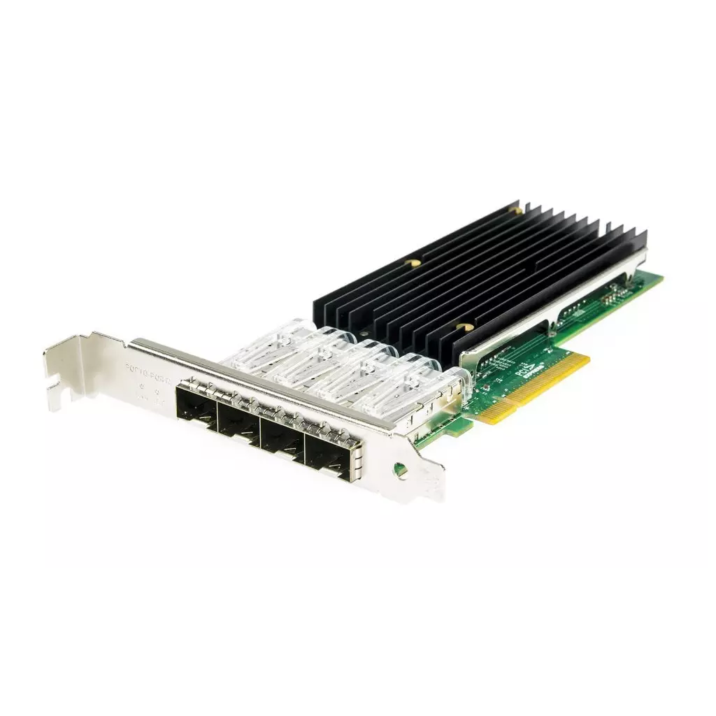 Obrázek produktu XtendLan PCI-E síťová karta, 4x 10Gbps SFP+, Intel X710, PCI-E x8