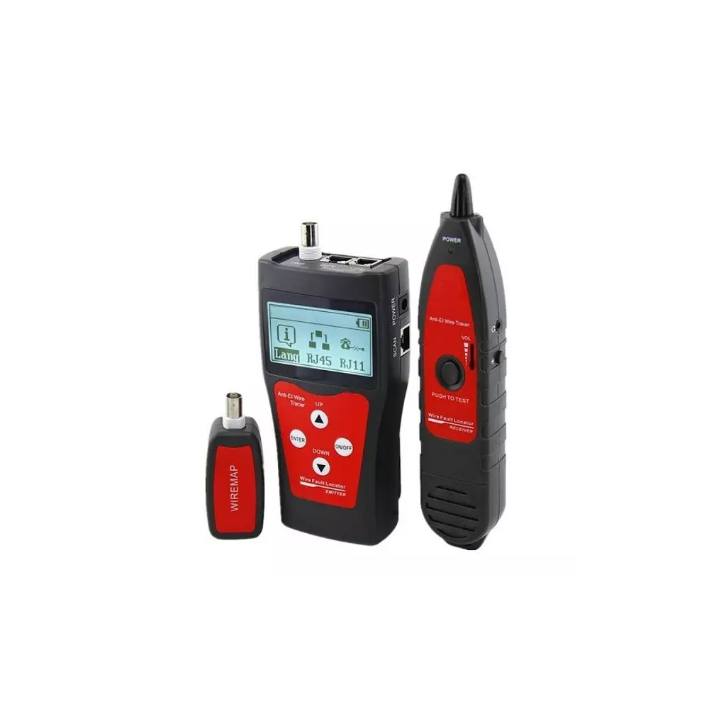 Obrázek produktu XtendLan Tester STP+PSTN+coax+USB, LCD displej, měření délky vedení, sonda