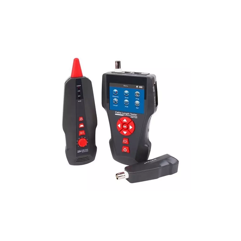 Obrázek produktu XtendLan Tester STP+PSTN+coax+USB, LCD displej, měření délky vedení, test PoE a PING, sonda