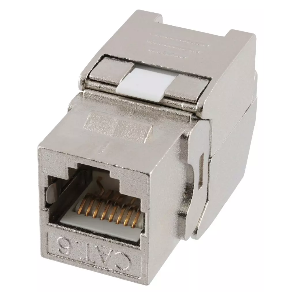 Obrázek produktu XtendLan Keystone jack RJ45, zaklapávací, CAT6, STP, instalace bez nástrojů